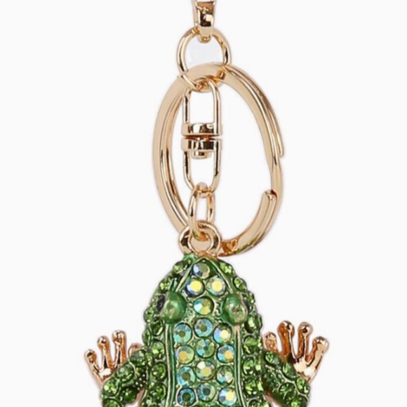 Frog Rhinestone Purse Charm - Picture 6 of 7